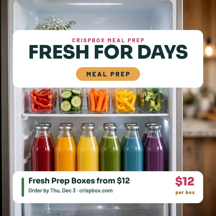 Crispbox fridge meal prep square post template