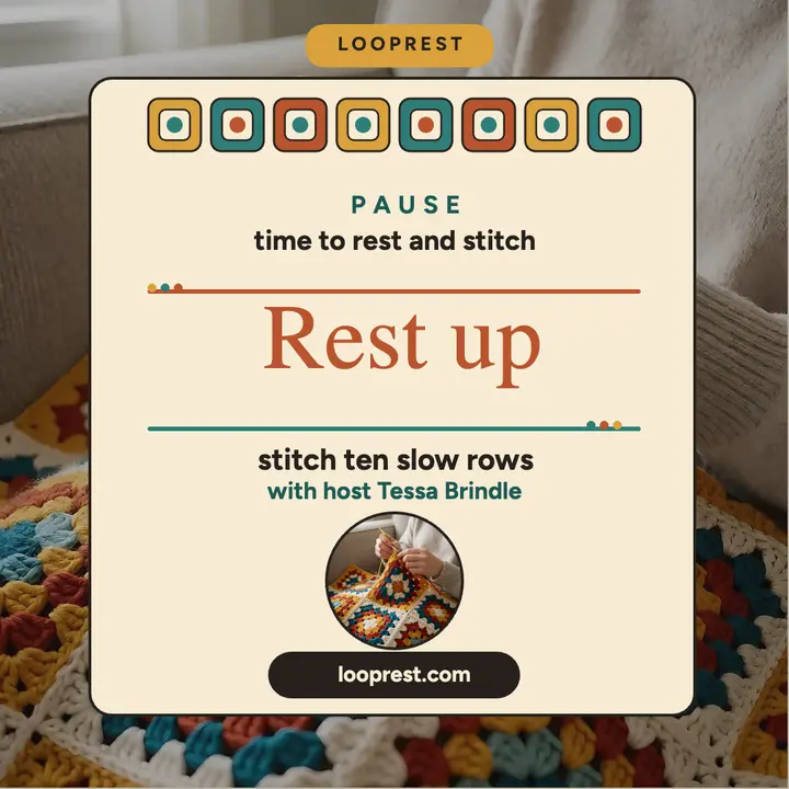 Looprest Club rest and stitch post template
