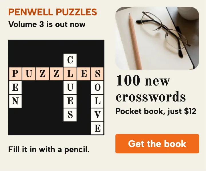 Crossword book launch ad template