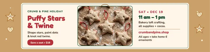 Crumb and Pine salt-dough workshop banner template
