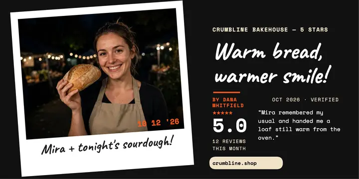 Crumbline flash review spotlight post template