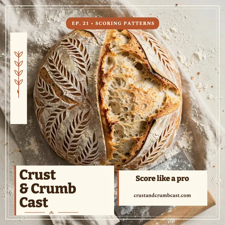 Crust and Crumb scoring podcast cover template