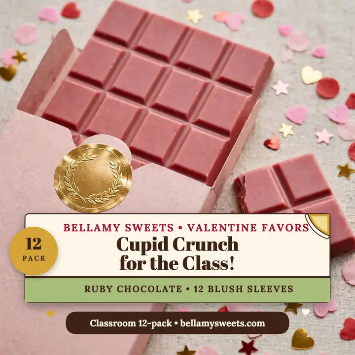 Cupid Crunch Valentine class favors template
