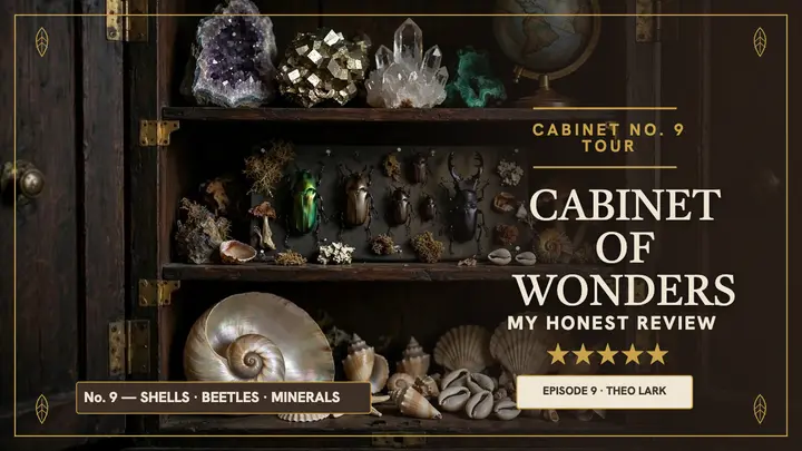 Cabinet No. 9 curiosity review thumbnail template