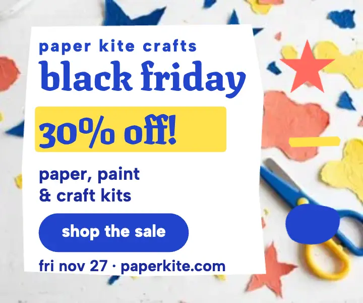 Paper Kite Crafts Black Friday ad template