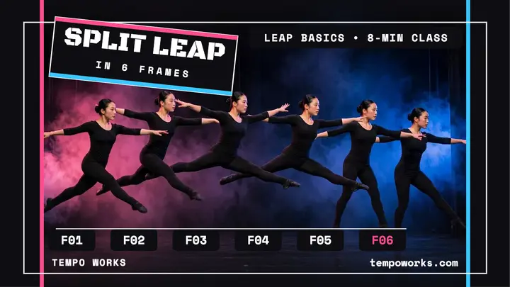 Tempo Works split leap tutorial thumbnail template