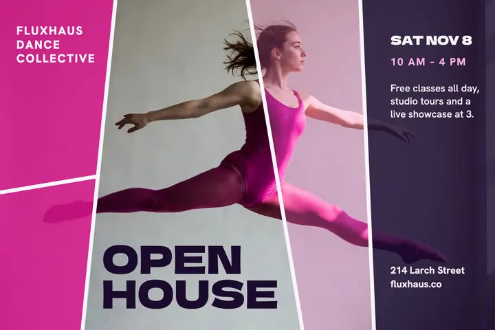 Fluxhaus open house template