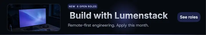 Lumenstack engineering hiring LinkedIn page cover template