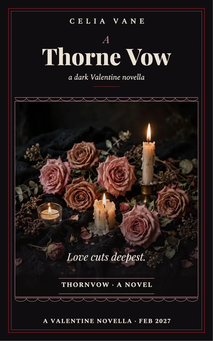 A Thorne Vow dark romance ebook cover template