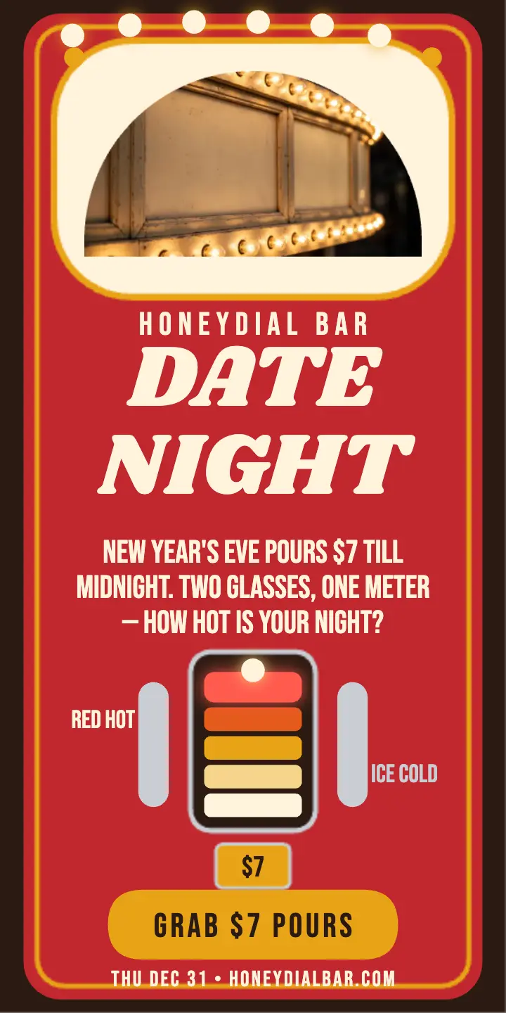 Honeydial date night deal meter ad template