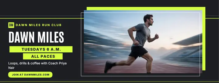 Dawn Miles dawn run club cover template