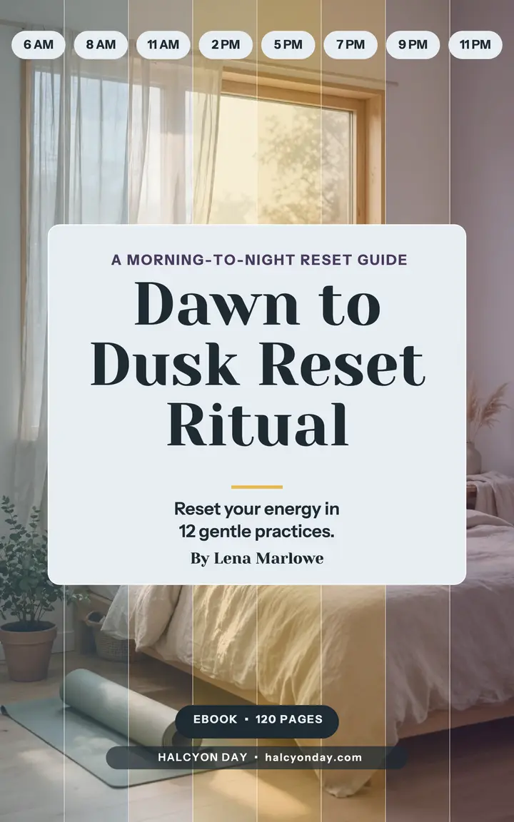 Dawn to Dusk Reset wellness ebook template