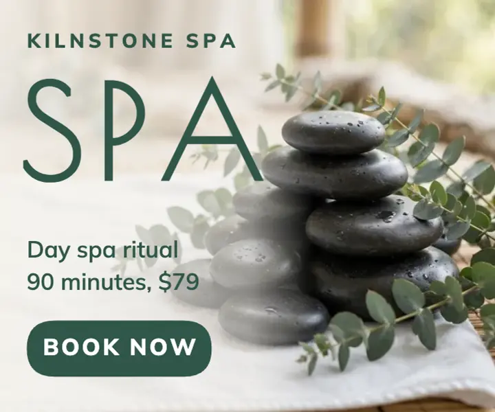 Day spa stones ad template