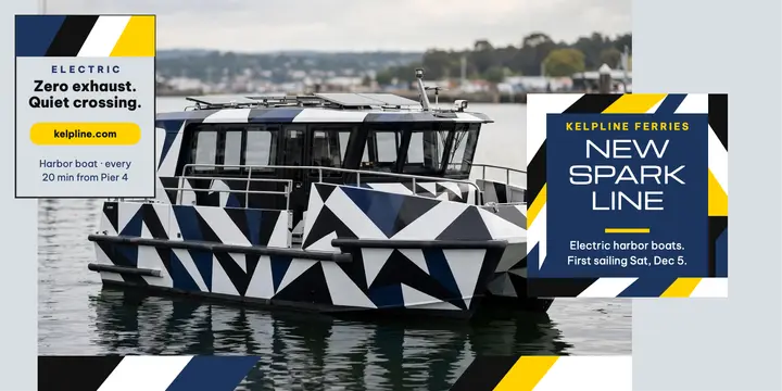 Kelpline Ferries Sparkline launch post template