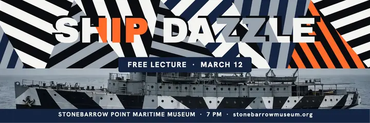 Ship Dazzle maritime museum lecture header: museum lecture x header template