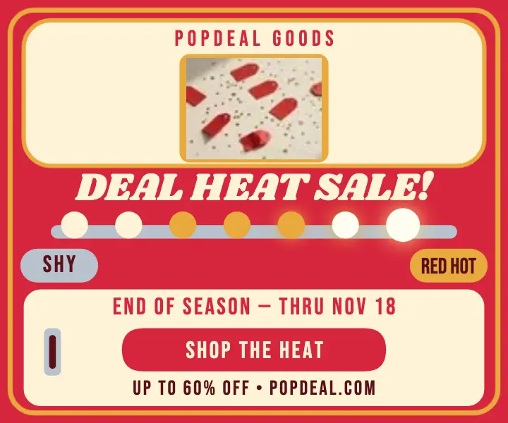 Popdeal Goods deal heat sale ad template