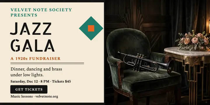 Velvet Note jazz gala x post template