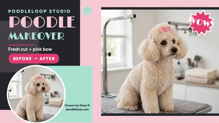 Poodleloop poodle makeover deco thumbnail template