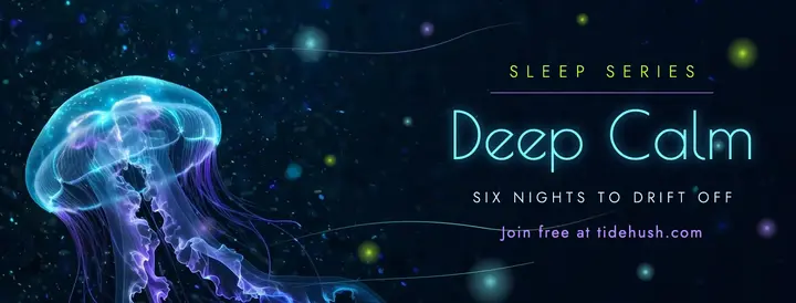 Tidehush deep calm sleep series cover template