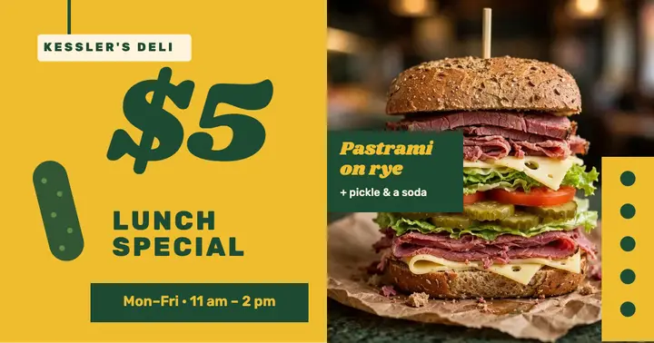 Deli $5 lunch post template
