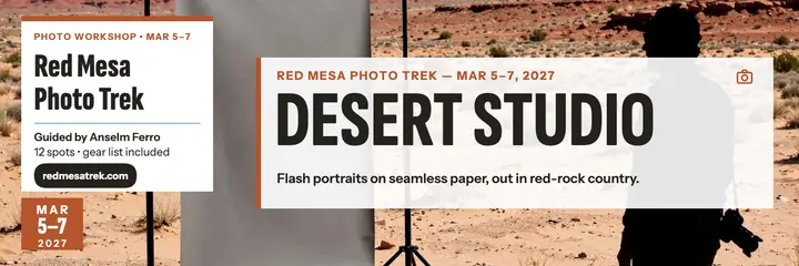 Red Mesa desert studio workshop header template