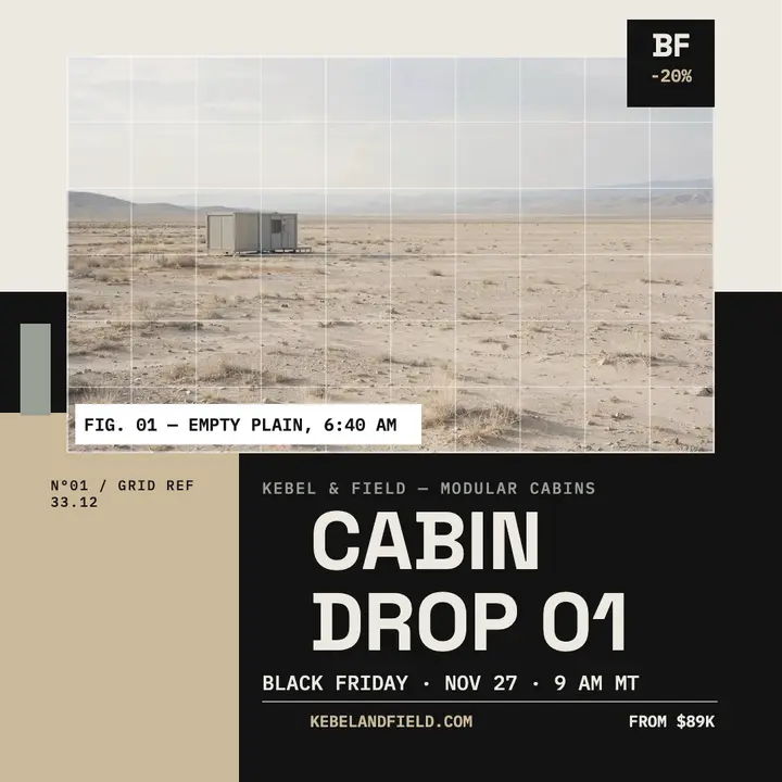 Kebel and Field cabin drop grid post template