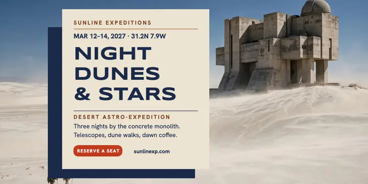 Sunline Night Dunes and Stars expedition post template