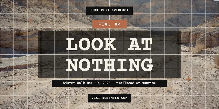 Dune Mesa Overlook grid montage post template