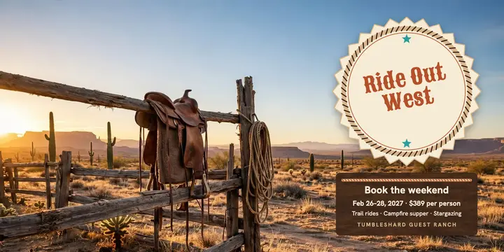 Tumbleshard guest ranch weekend, western rodeo post template