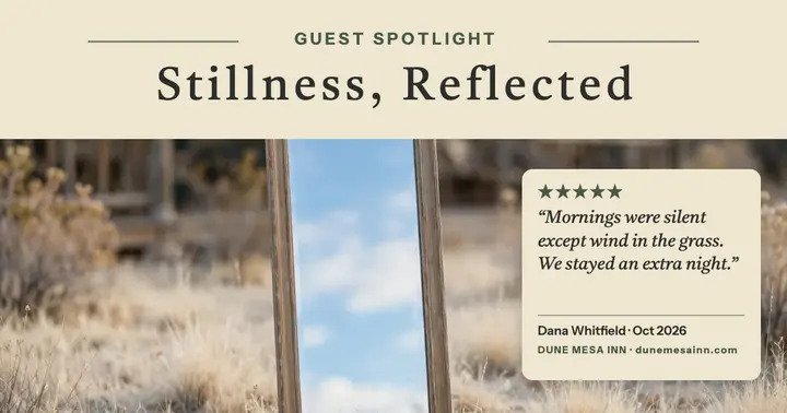Dune Mesa Inn desert mirror review template