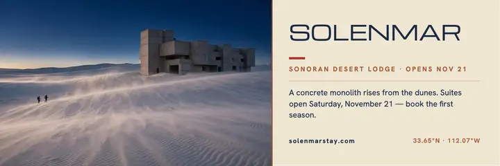 Solenmar desert lodge opening header: desert lodge opening header template