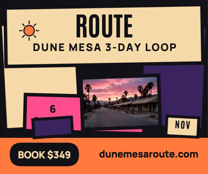 Dune Mesa Route desert bundle ad: desert road trip ad template