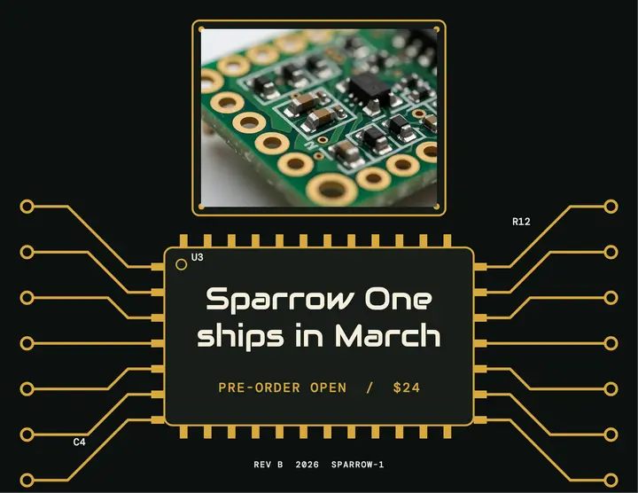 Dev board pre-order circuit trace flyer: electronics pre-order flyer template