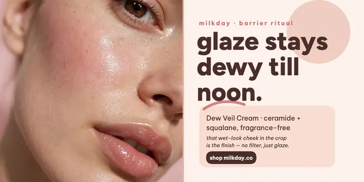 Milkday Dew Veil dewy ritual post template