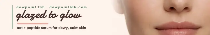Dewpoint Lab glazed skincare cover template