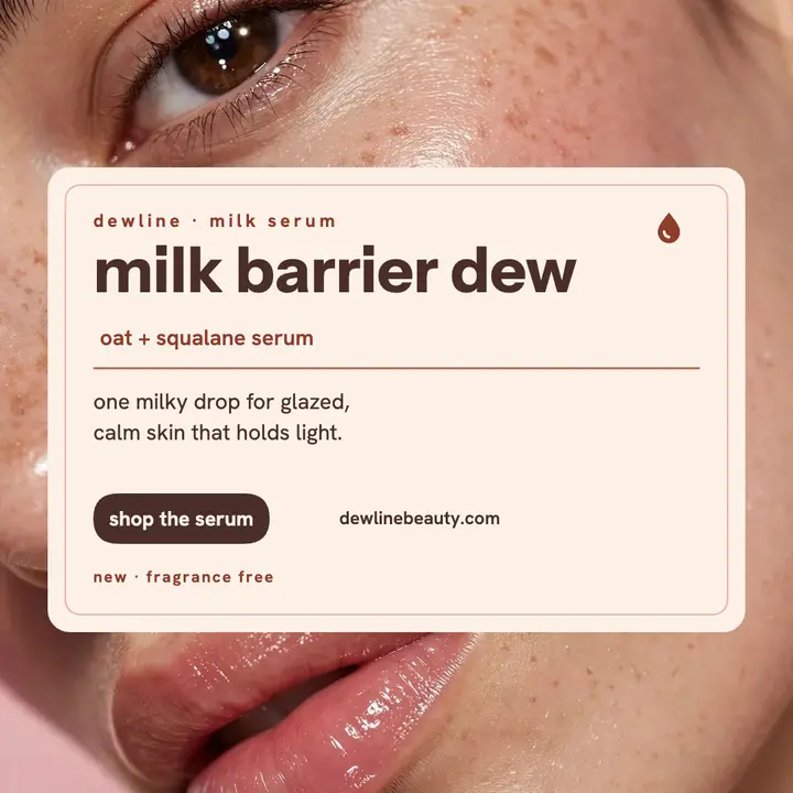 Dewline milk barrier serum post template