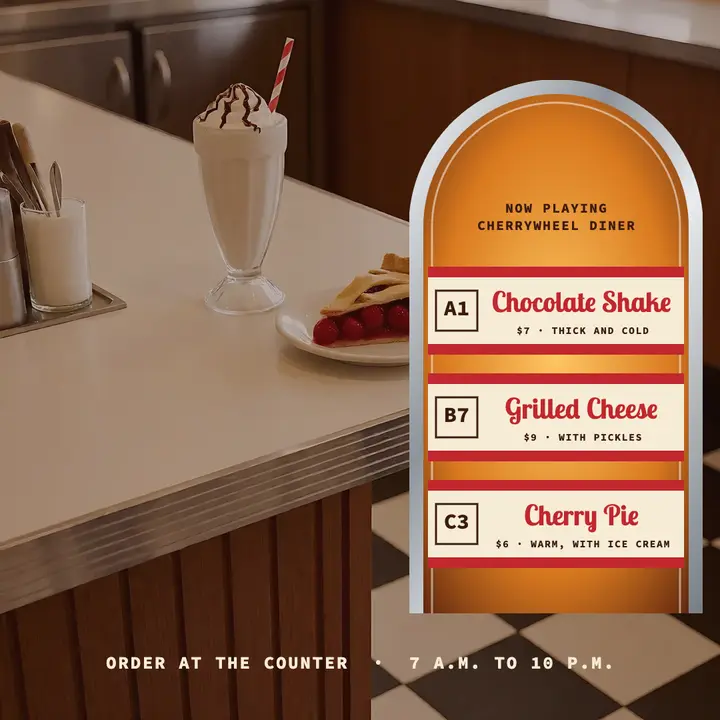 Cherrywheel jukebox menu picks post template