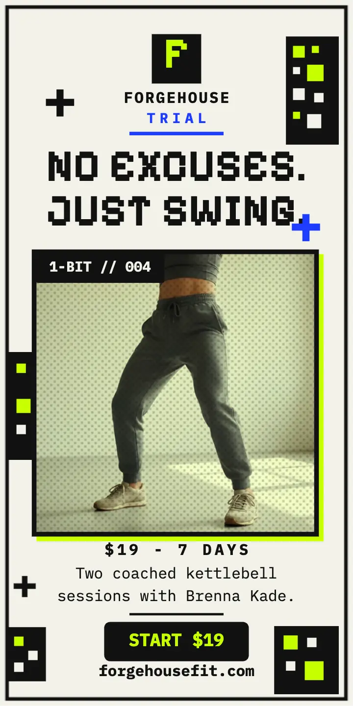Forgehouse gym trial dither ad template