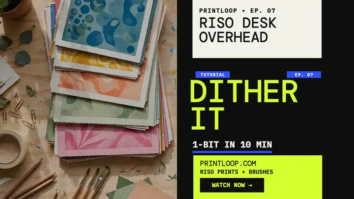 Printloop dither tutorial thumbnail template