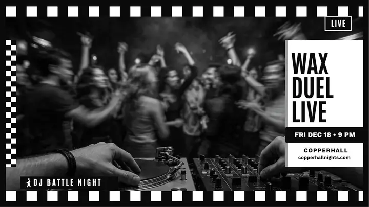 Wax Duel club night checker thumbnail template