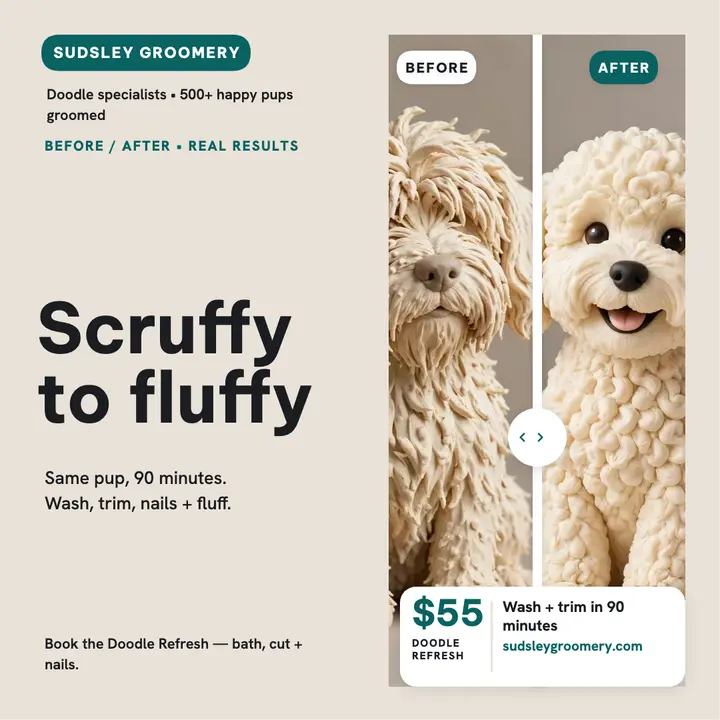 Sudsley doodle groom slider post template