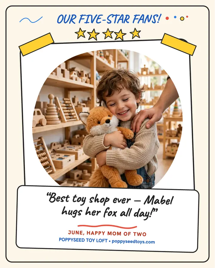 Poppyseed Toy Loft doodle review post template