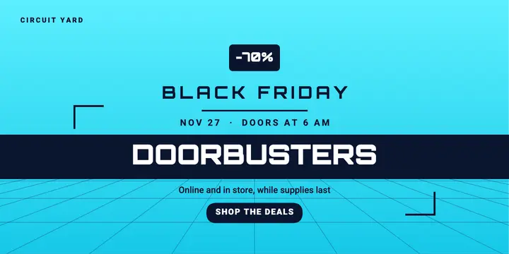 Doorbusters Black Friday post template