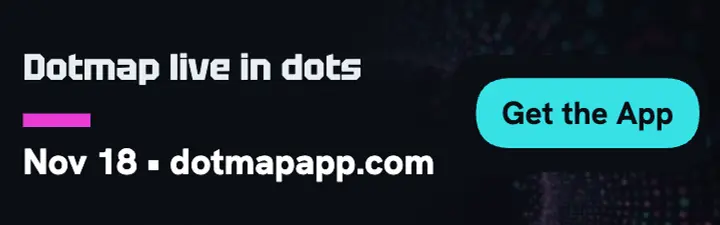 Dotmap app launch banner: app launch banner template