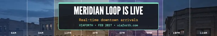 Meridian Loop day to night cover template