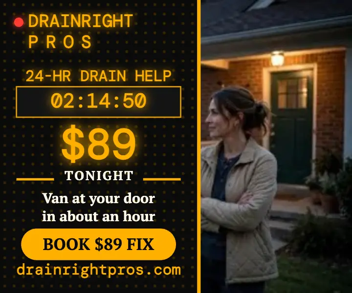 Drainright Pros LED drain ad template