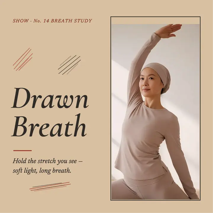 Drawn Breath chalk podcast cover template