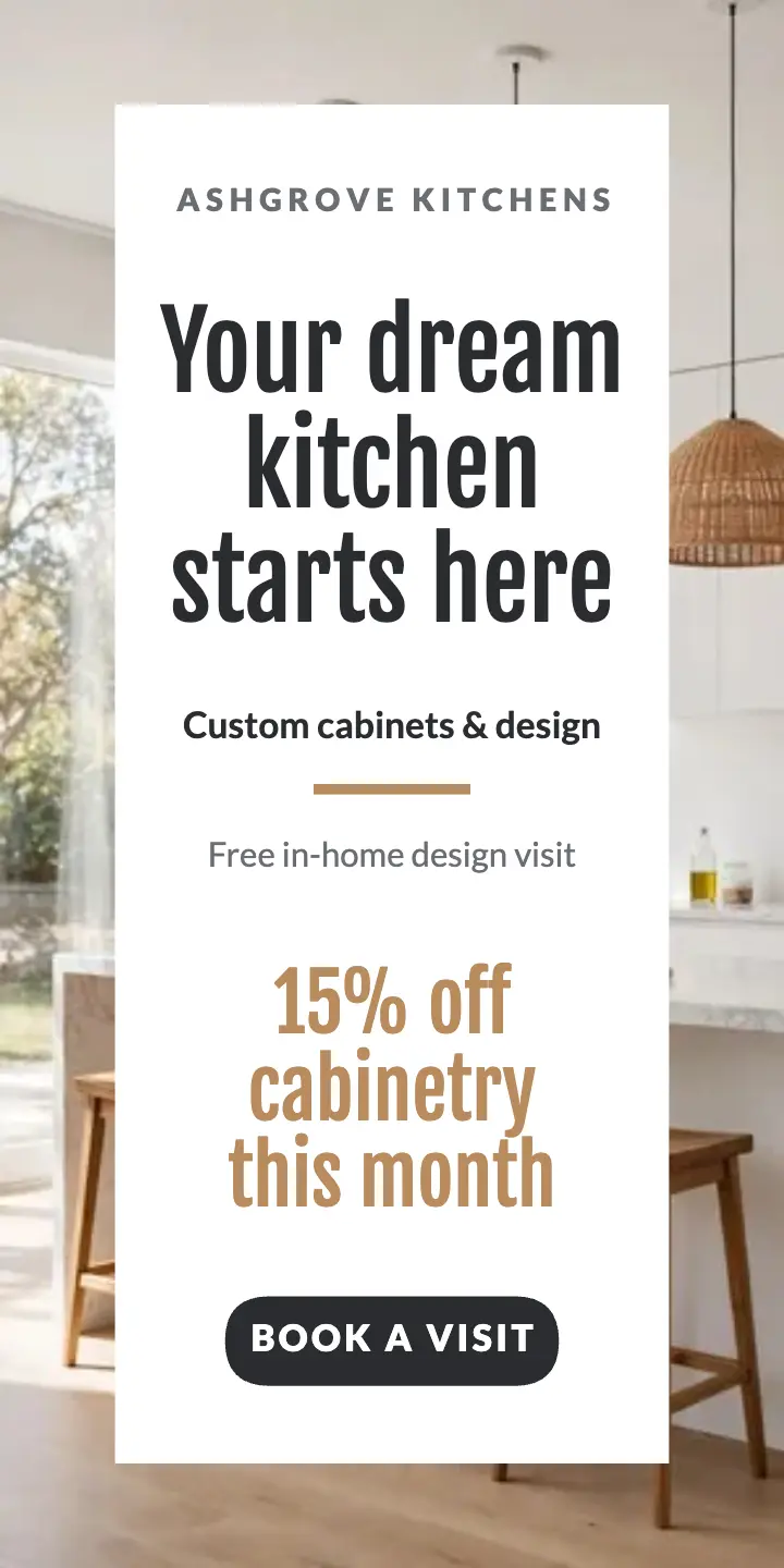 Dream kitchen ad template