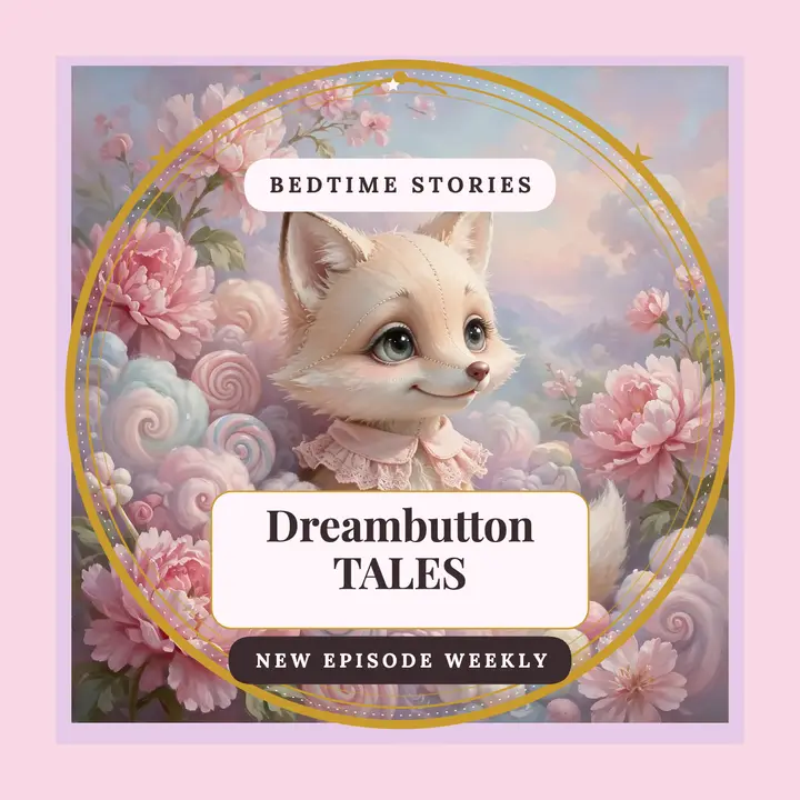 Dreambutton Tales fox bedtime cover template