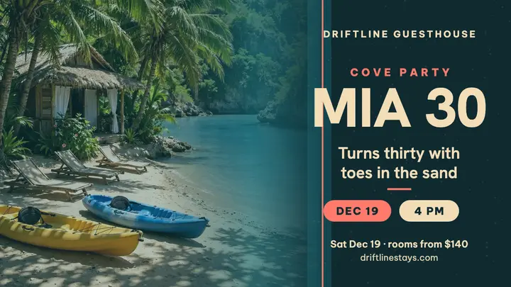 Driftline cove birthday thumbnail template